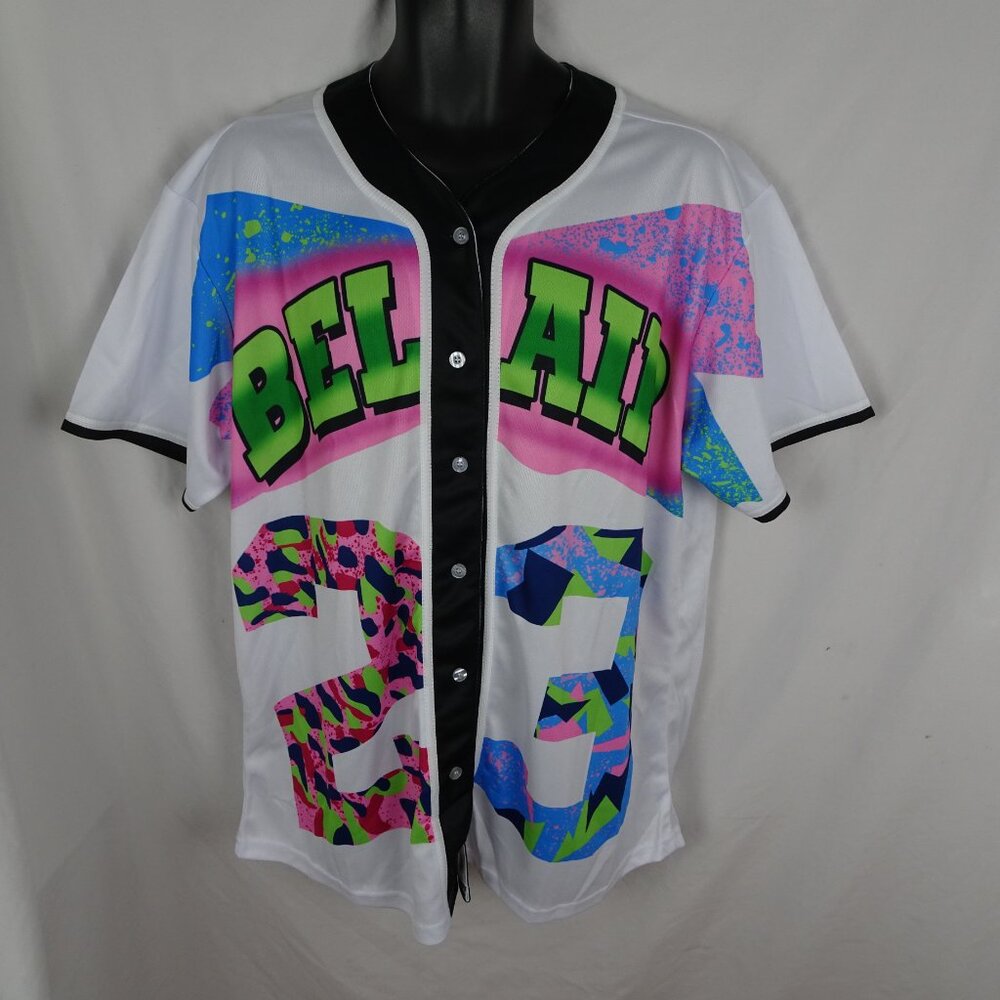 Bel Air 23 Button Up Shirt Jersey Size  XXL